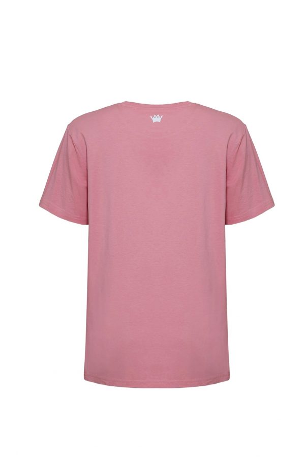 T-Shirt Mansa C Pink / White – Image 2