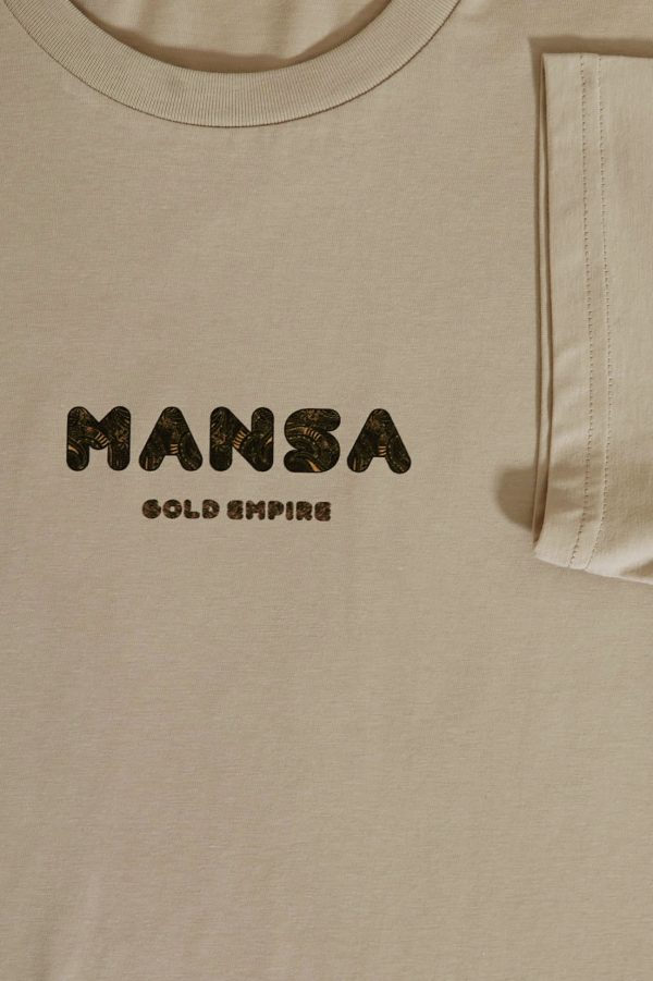 T-Shirt Mansa - Desert Dust / Gold – Image 2